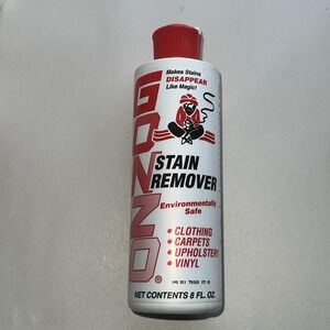 Gonzo Stain Remover Environmentally Safe 8 Fl Oz New Discontinued NOS HTF Rare